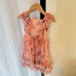 Disney Junior Floral Ruffle Dress